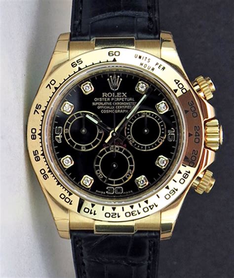 gold rolex with black leather strap|best leather strap for rolex.